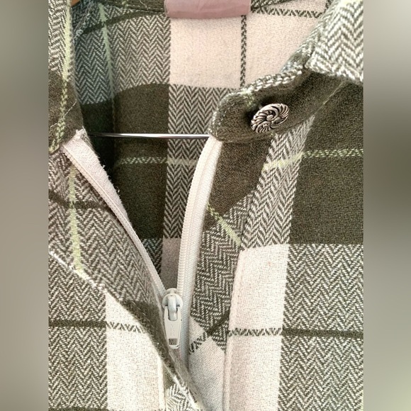 VINTAGE TAN JAY Plaid Bomber Jacket - Picture 4 of 9